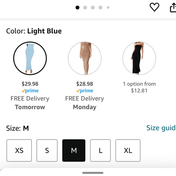 Pearl Coverup & Blue Strapless Dress - Baby Shower Outfit - Picture 5 of 5